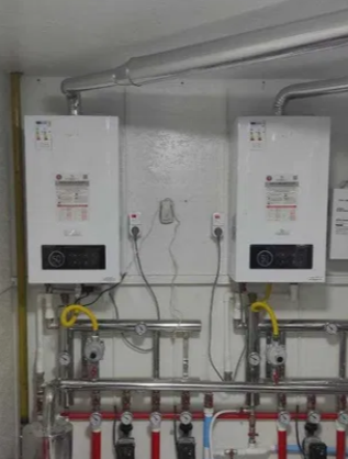 Установка котла